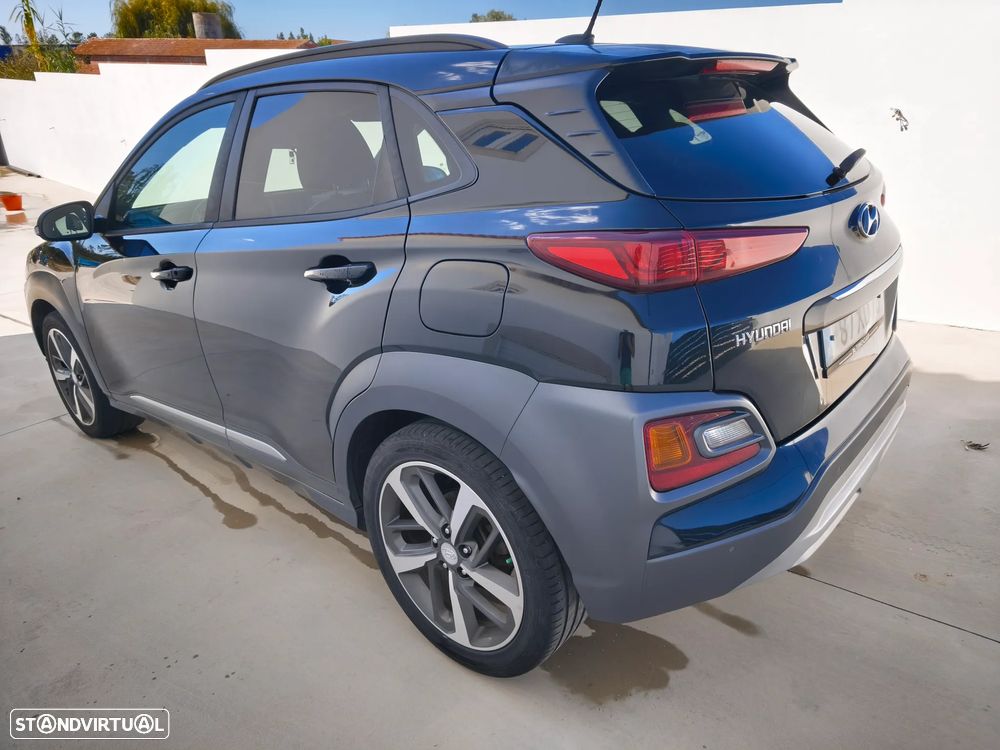 Hyundai Kauai 1.0 T-GDi Pele/Tecido Vermelho - 3