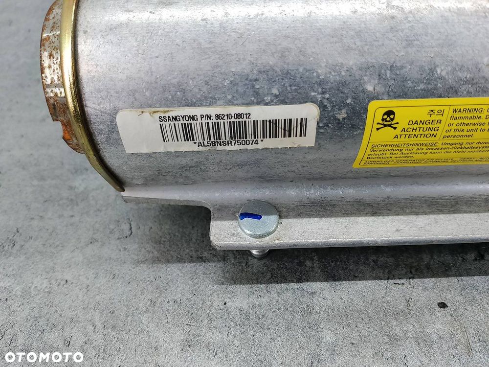 ZESTAW PODUSZEK AIRBAG, PASY PRZÓD, SENSOR SSANGYONG REXTON 86210-08012 - 7
