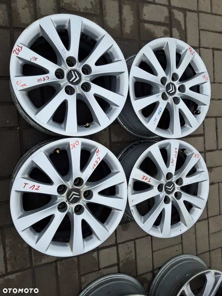 Citroen C5 III X7 Felgi aluminiowe 16" 7J 5x108 ET28 9687895880 - 2