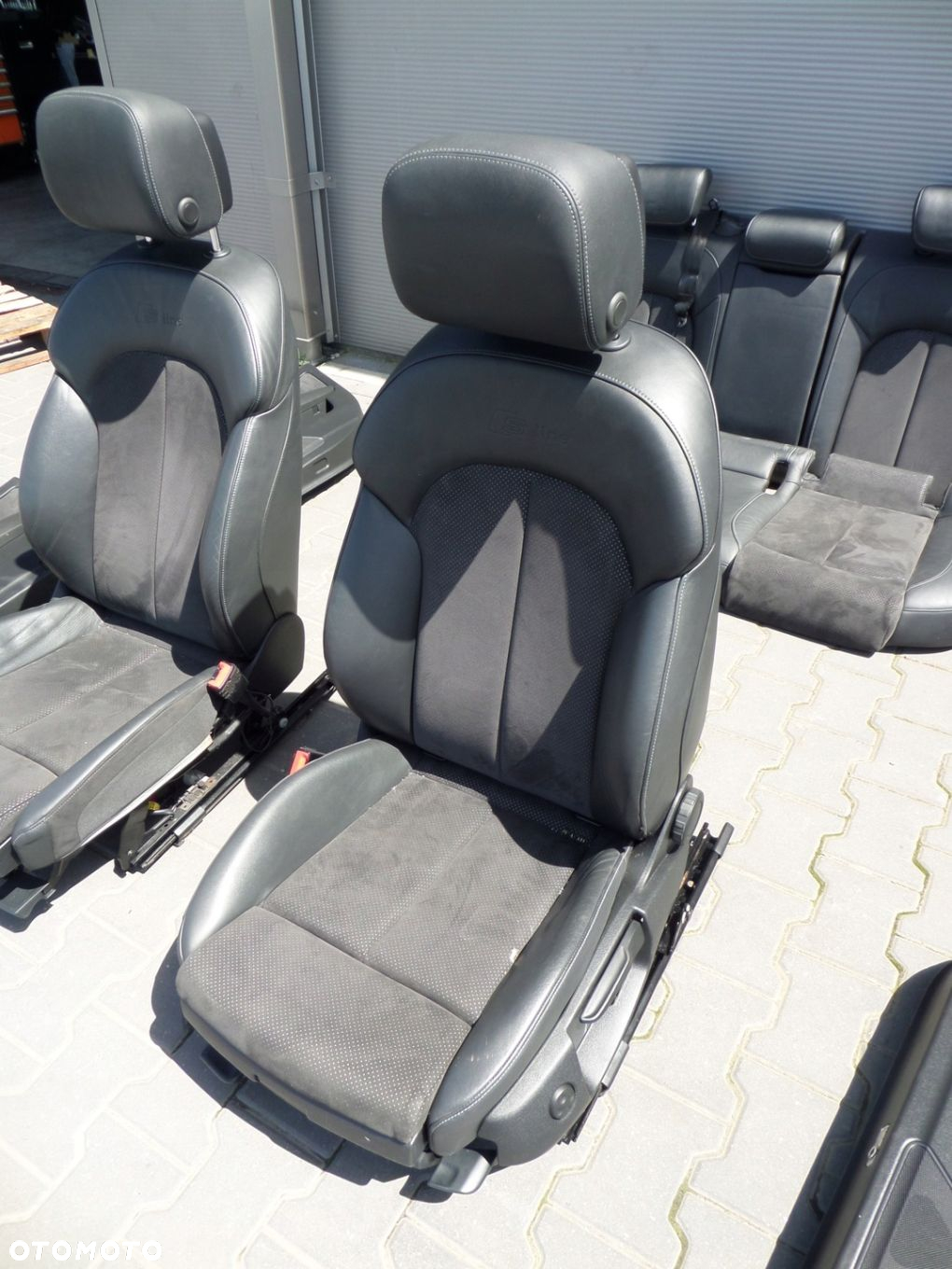 FOTELE KANAPA BOCZKI ALKANTARA A6 C7 SEDAN S-LINE - 2