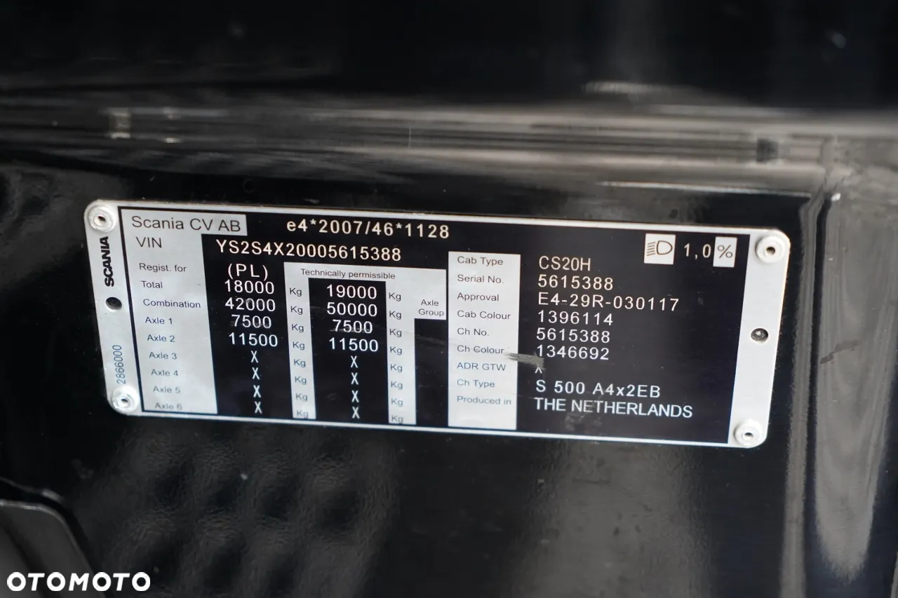 Scania S 500 / MEGA / RETARDER / LOW DECK / KLIMATYZACJA POSTOJOWA / PO KONTRAKCIE SERWISOWYM - 35