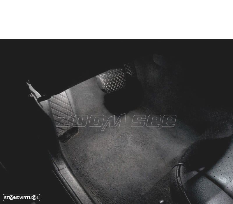 KIT COMPLETO 12 LAMPADAS LED INTERIOR PARA AUDI A4 B5 SEDAN 96-01 - 5