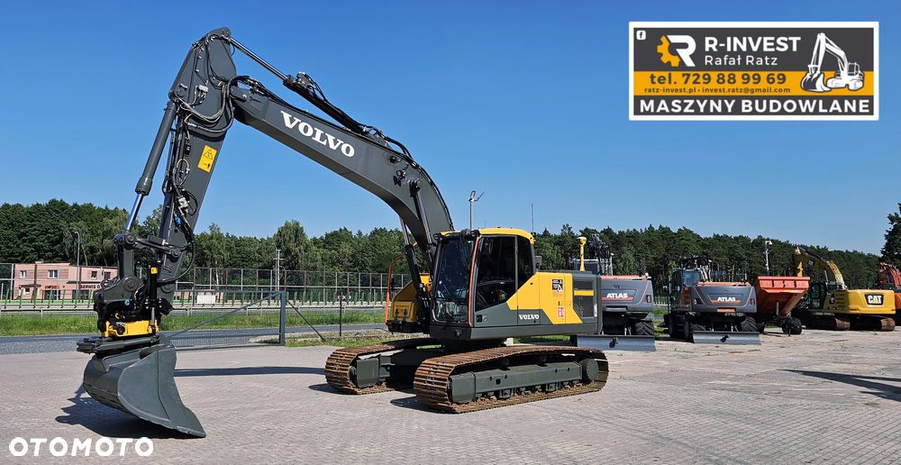 Volvo EC220EL (EC220, EC250) Trimble 3D głowica Engcon/Roto szczypce - 1