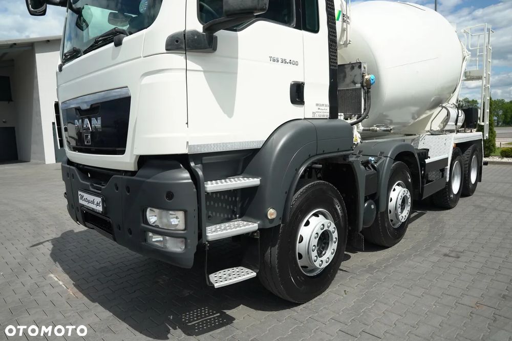 MAN TGS 35.400 / 8x4 / BETONOMIESZARKA / SCHWING STETTER / GRUSZKA 9 M3 / EURO 5 - 9