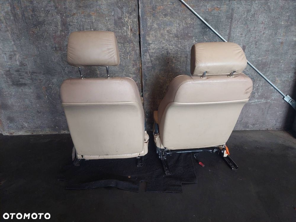 FOTELE KOMPLET LEWY PRAWY KANAPA TYŁ + BOCZKI BMW E39 523i JASNE MANUALNE - 9