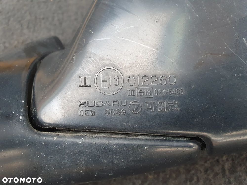 SUBARU IMPREZA LUSTERKO ZEWNĘTRZNE LEWE ELEKTRYCZNE 4PIN E13012260 - 4