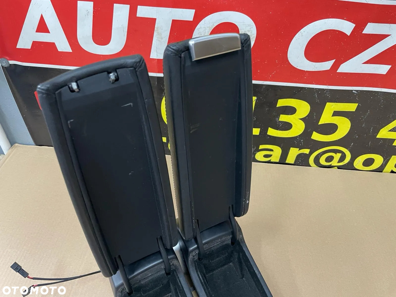PODŁOKIETNIK CZARNA SKÓRA AUDI A8 D3 DRUGI LIFT - 6