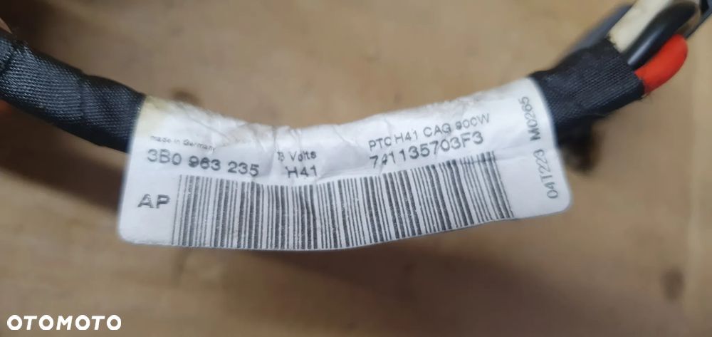 Nagrzewnica elektryczna grzałka Skoda Superb 3B0963235 - 5