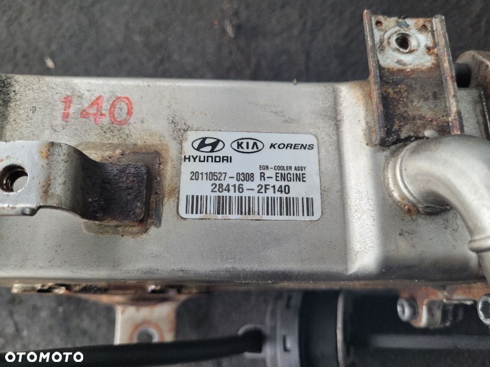 Chłodniczka spalin EGR 28416-2f140 Hyundai IX35 2.0 CRDI - 2