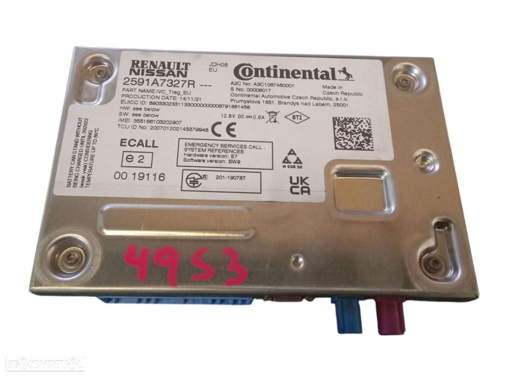 MÓDULO ELETRÓNICO RENAULT CLIO V - 1