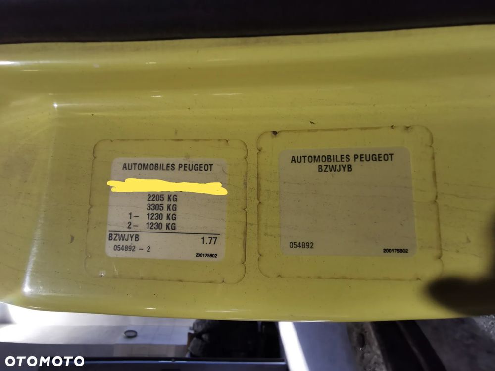 Maska Peugeot Expert  2004r - 2