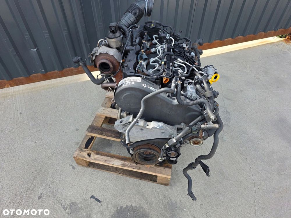 SILNIK KOMPLETNY AUDI VW SEAT SKODA 2.0 TDI CFF CFFB 137882 KM ORYGINAŁ ! - 13