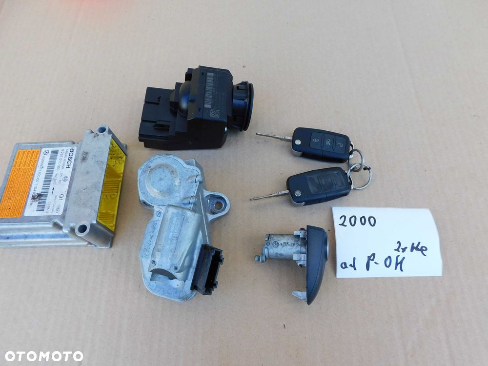 Stacyjka klucze rygiel sensor wkładka VW Crafter A9069002000 sprawny - 2