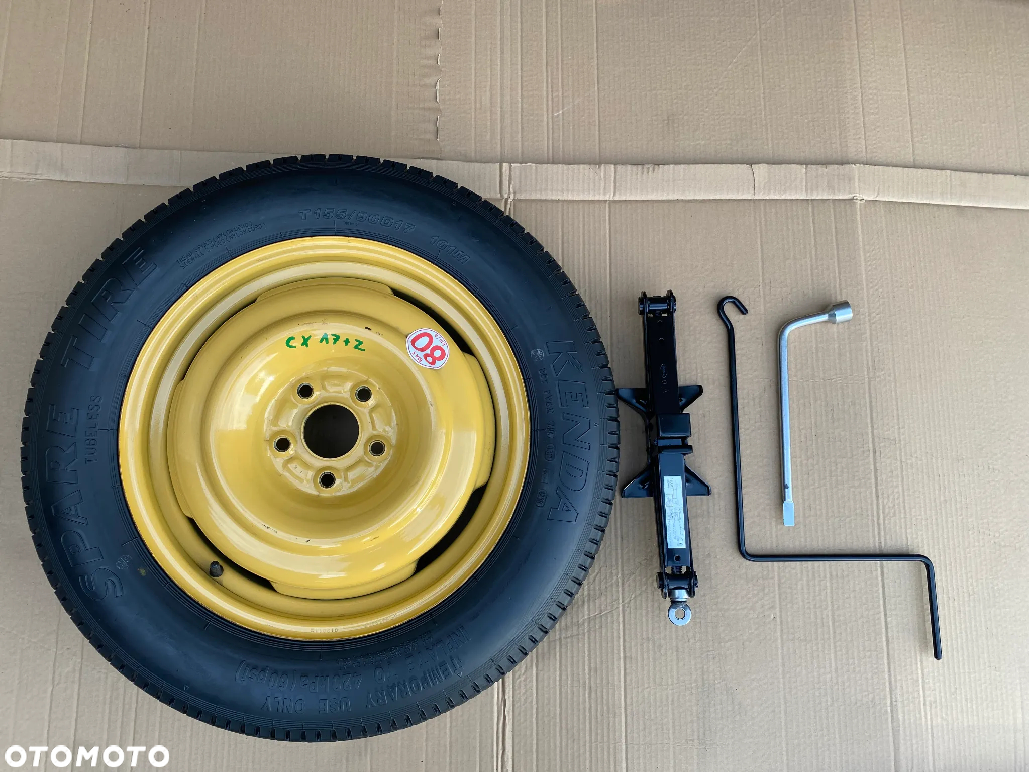 Koło dojazdowe dojazdówka 17 MAZDA CX-5 (2011-) + ZESTAW - 4
