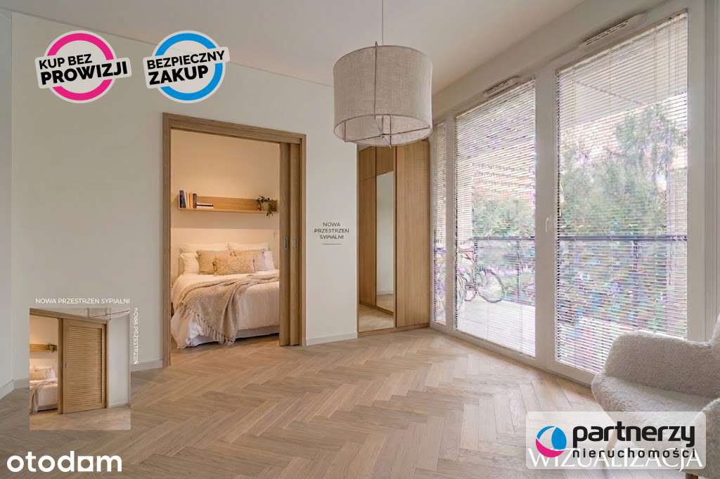 Nowoczesny apartament z opcją na 2 pokoje!