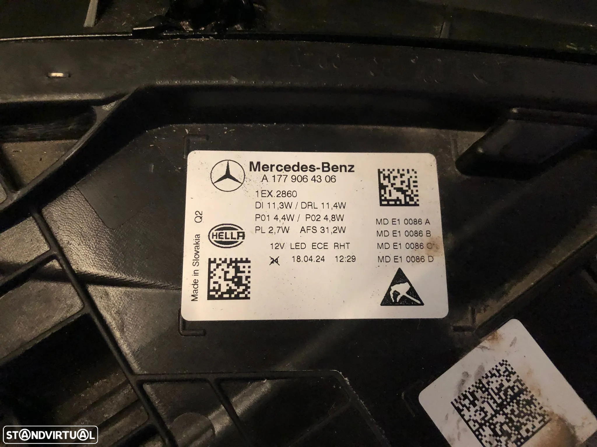 MERCEDES A W177 FAROL FULL LED ESQUERDO - FF725 - 6