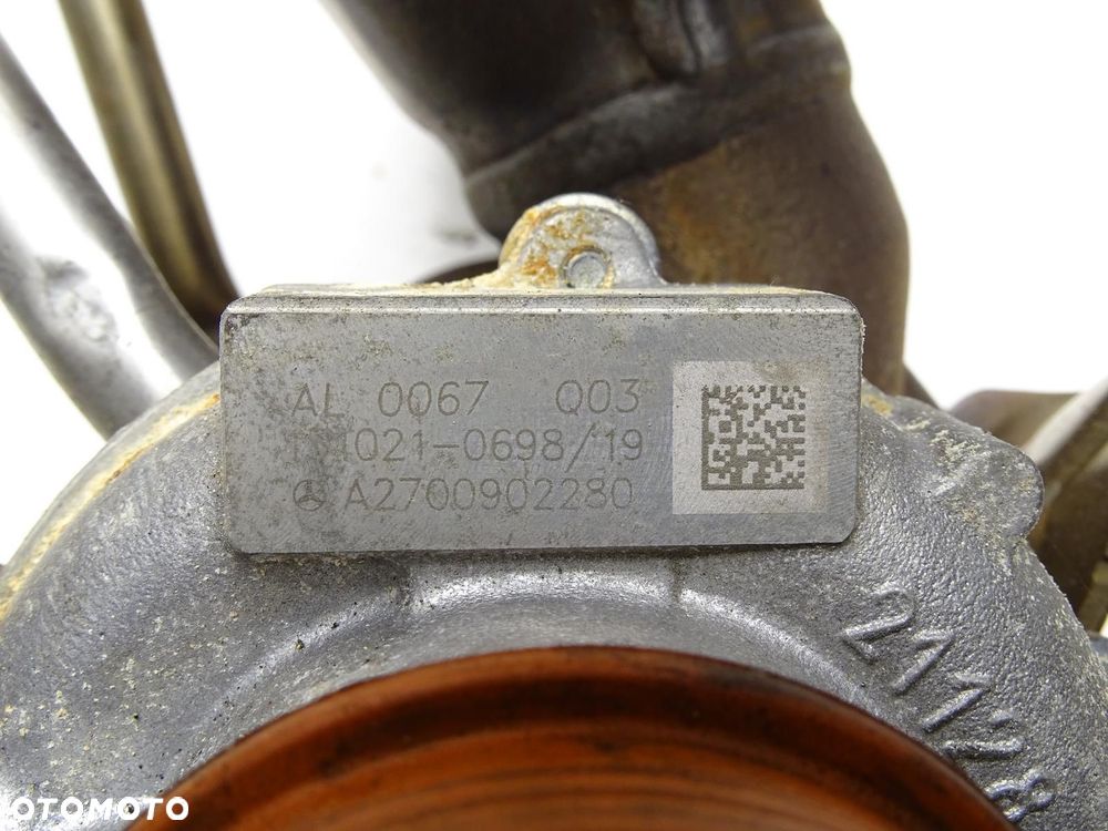TURBOSPRĘŻARKA TURBO TURBINA POWIETRZA A2700902280 1.6 CGI MERCEDES W176 - 8