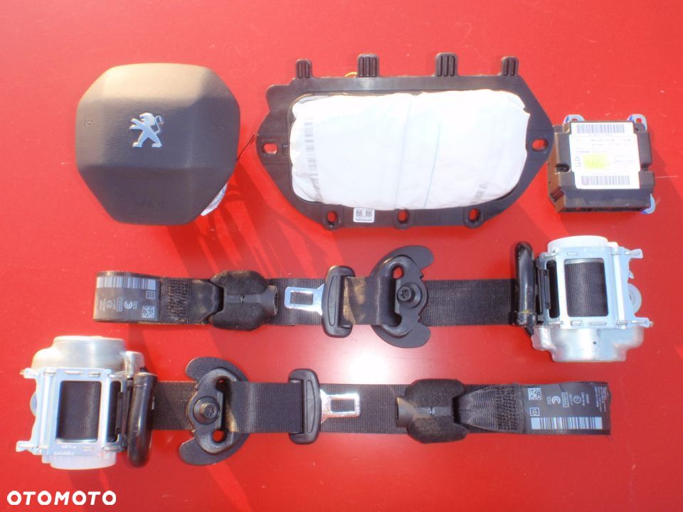 CITROEN BERLINGO PEUGEOT PARTNER 4 IV AIRBAG KURTYNA PASY PAS BEZPIECZEŃSTWA naprawa regeneracja !!! - 2