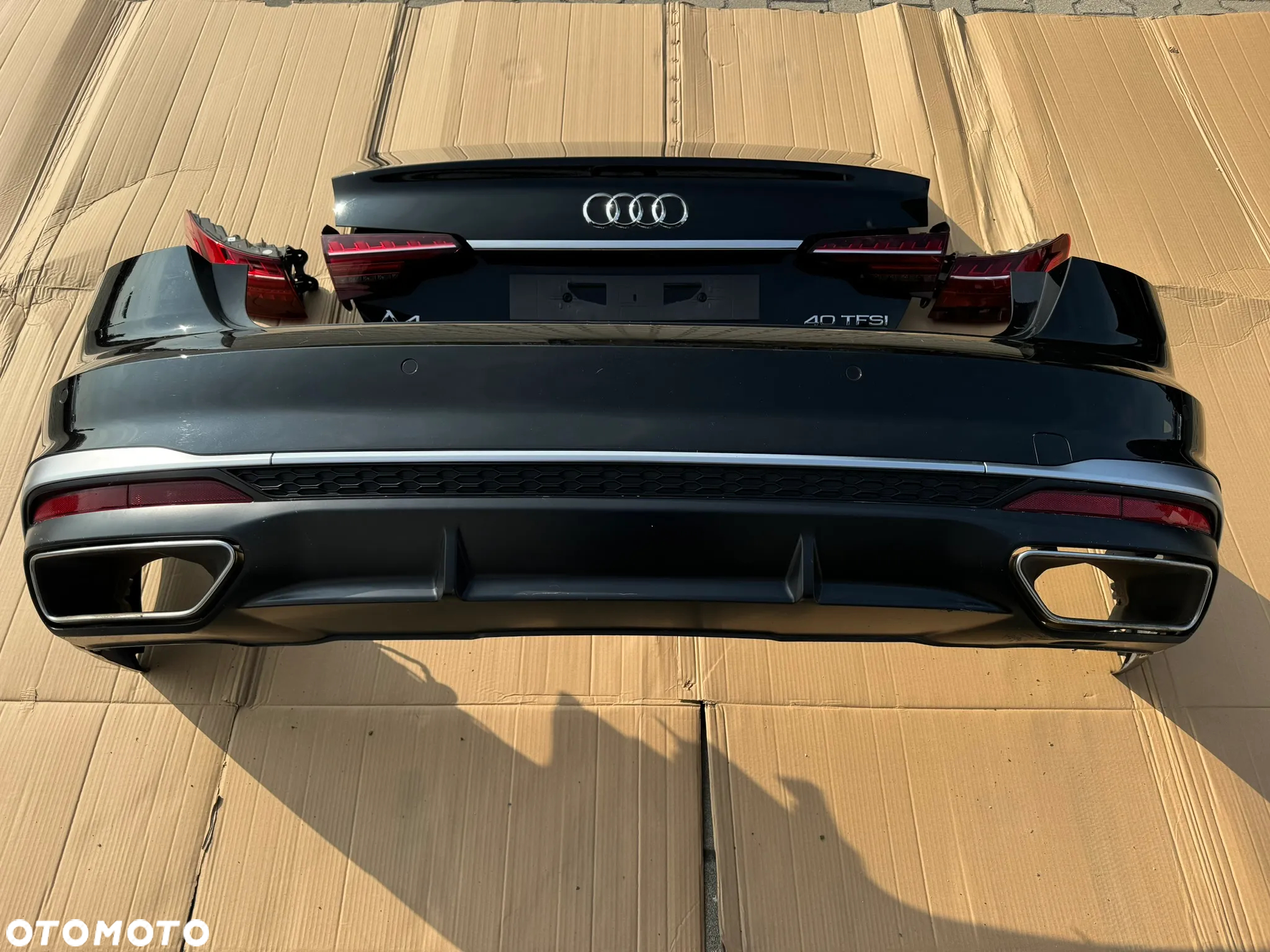 Audi A4 B9 lift s line sedan klapa tył zderzak tylny lampy tył LY9T - 4
