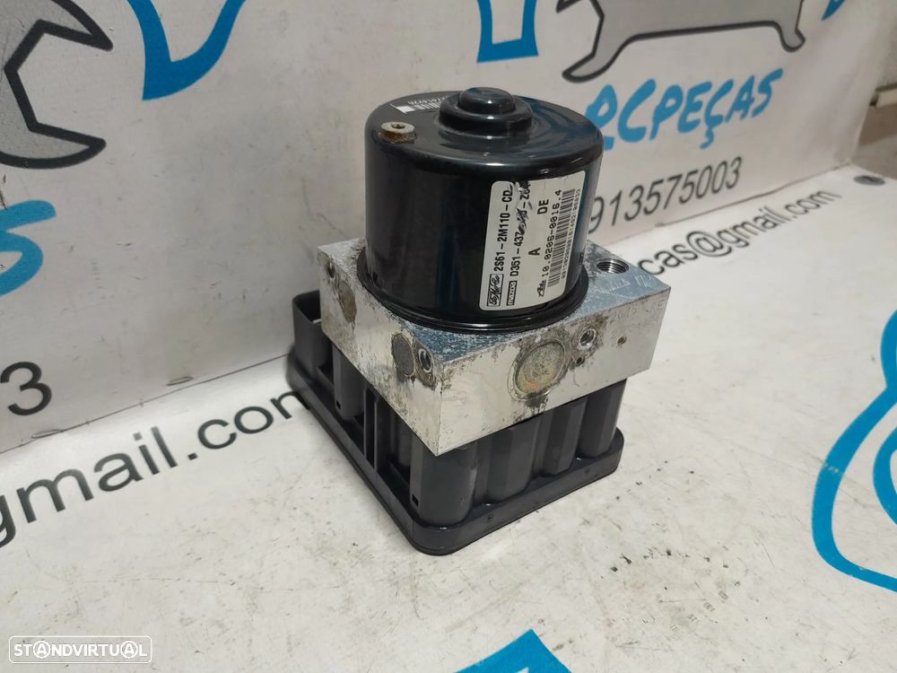 ABS MODULO BLOCO HIDRAULICO FORD FIESTA V 5 MK5 1.4 16V 80CV 2S612M110CD 10020600164 - 1