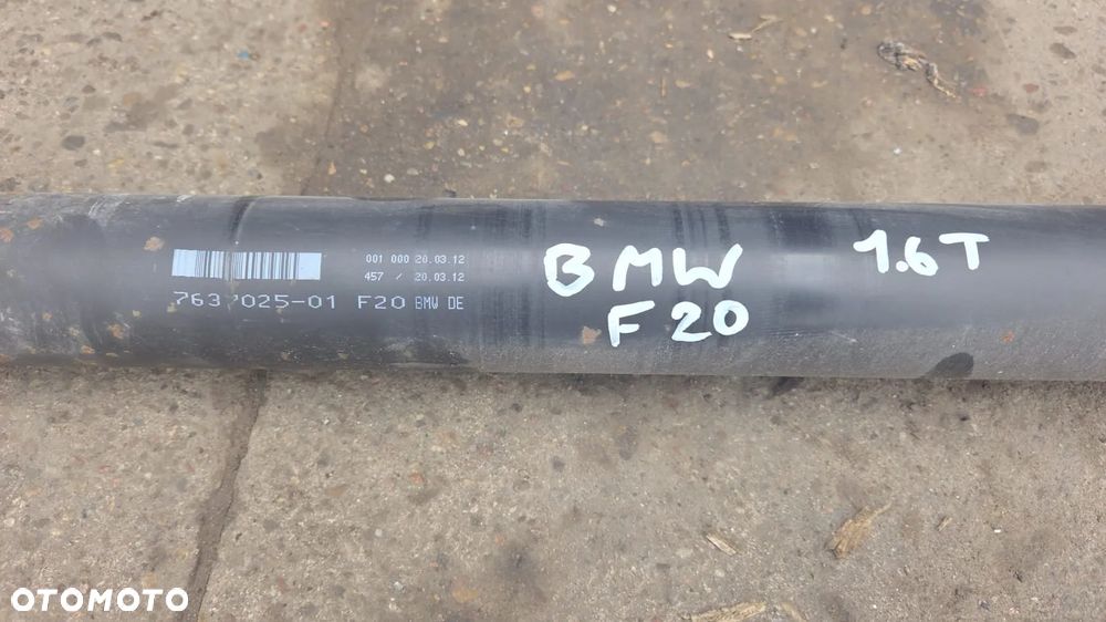 BMW F20 WAŁ NAPĘDOWY 1.6T 7637025-01 - 2