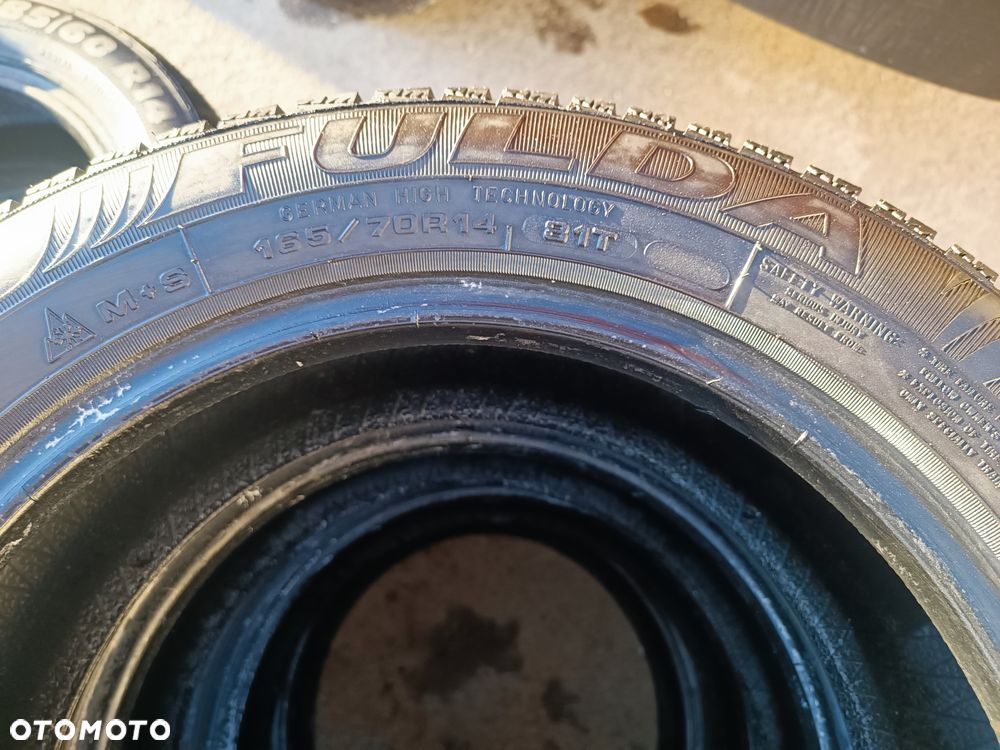 165/70R14 81T Opony Zimowe Zima FULDA Kristall Montero 3 Legnica 6mm ALU-RAD jak 175/65 - 5