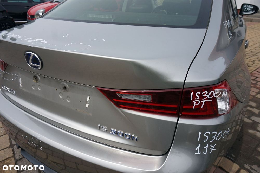KLAPA BAGAŻNIKA TYLNA IS III E3 1J7  SREBRNY ATOMIC LEXUS 2013-2017 - 10