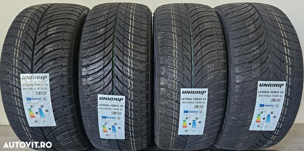 265/35 R22 102W XL UNIGRIP (Gripmax) Anvelope All Season M+S protectie janta - 1
