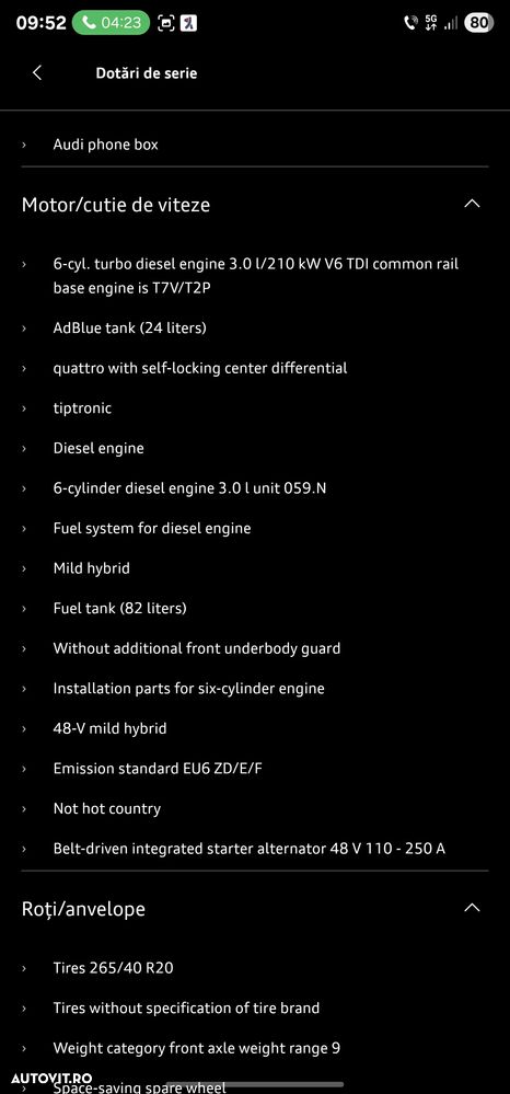 Audi A8 50 TDI quattro Tiptronic - 29