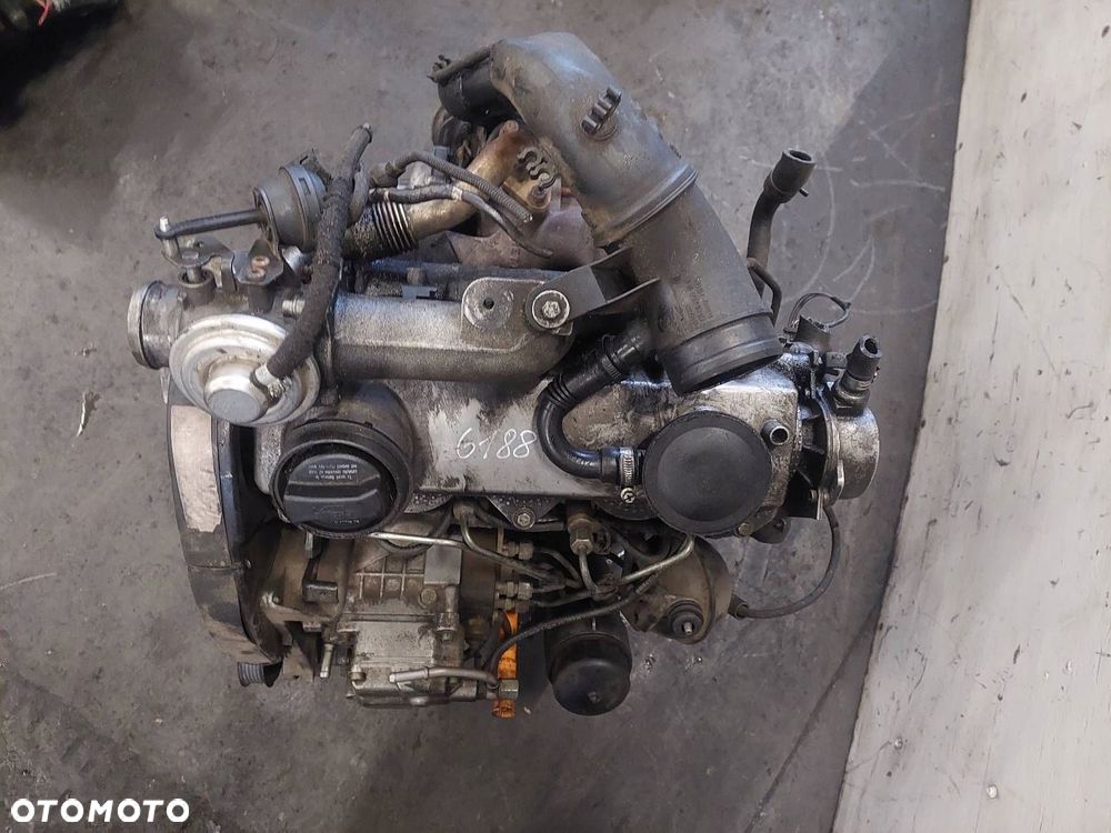 SILNIK DIESEL + POMPA WTRYSKI TURBO TOLEDO II 1.9 TDI AHF 038253019A - 7