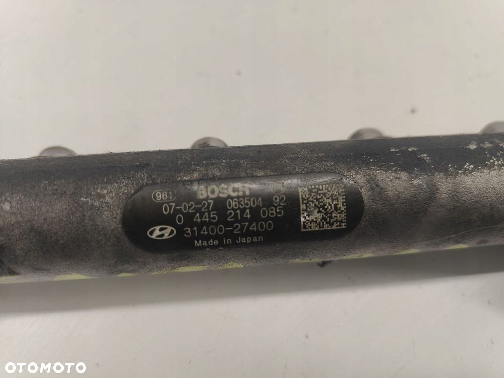 hyundai santa fe 2.2 diesel bosch 0445214085 31400-27400 listwa wtryskowa - 2