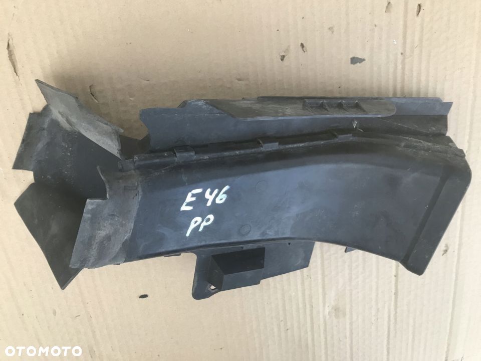 Osłona chłodnicy BMW 3 E46 wlot kierownica powietrza prawa zderzaka pasa przedniego 8197928 - 5