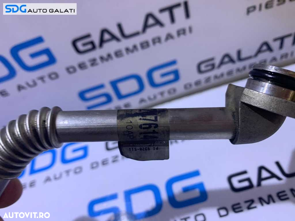 Conducta Teava Retur Ulei Turbo Turbina Turbosuflanta Fiat Idea 1.6 JTD Multijet 2005 - 2012 Cod 55247614 - 3