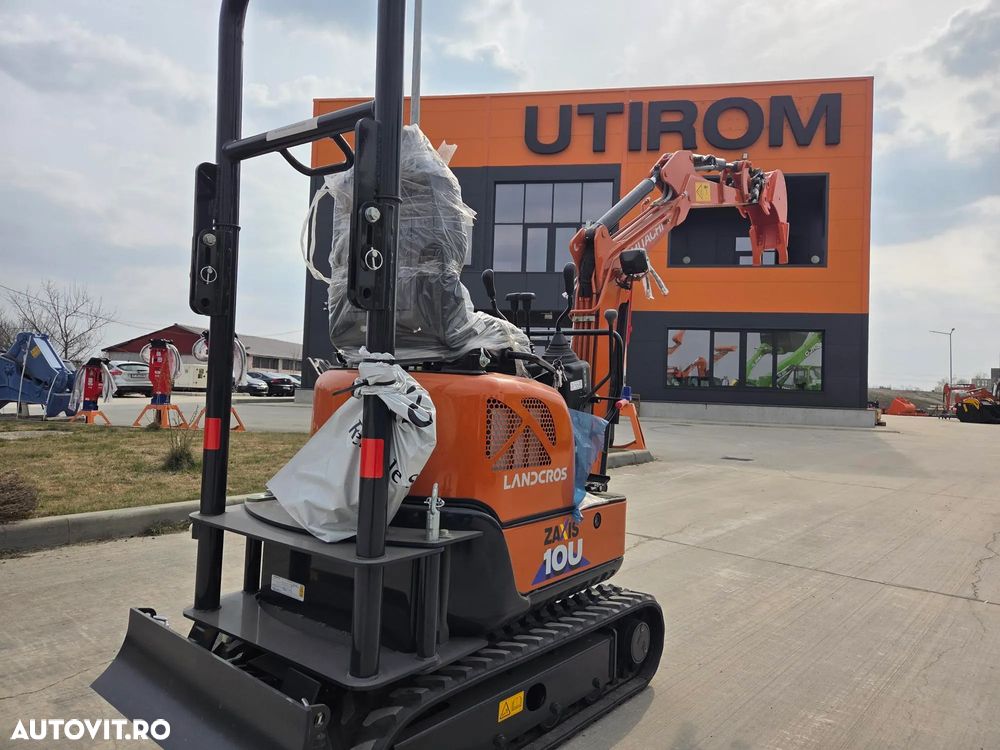 Hitachi ZX10, 1,3 tone, adanci sapare 2m, CUPLA RAPIDA+3 cupe, inst picon pe brate, senile cauciuc extensibile, produs in JAPONIA, posibilitate leasing 5 ani-PROMOTIE 19.500 EUR+Tva - 2