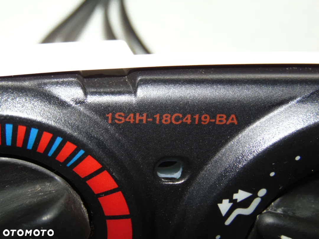 ORYGINAŁ panel nawiewu nadmuchu powietrza ogrzewania przełącznik linki linka 1S4H-18C419-BA Ford Focus MK1 FL lift 01-05r - 6
