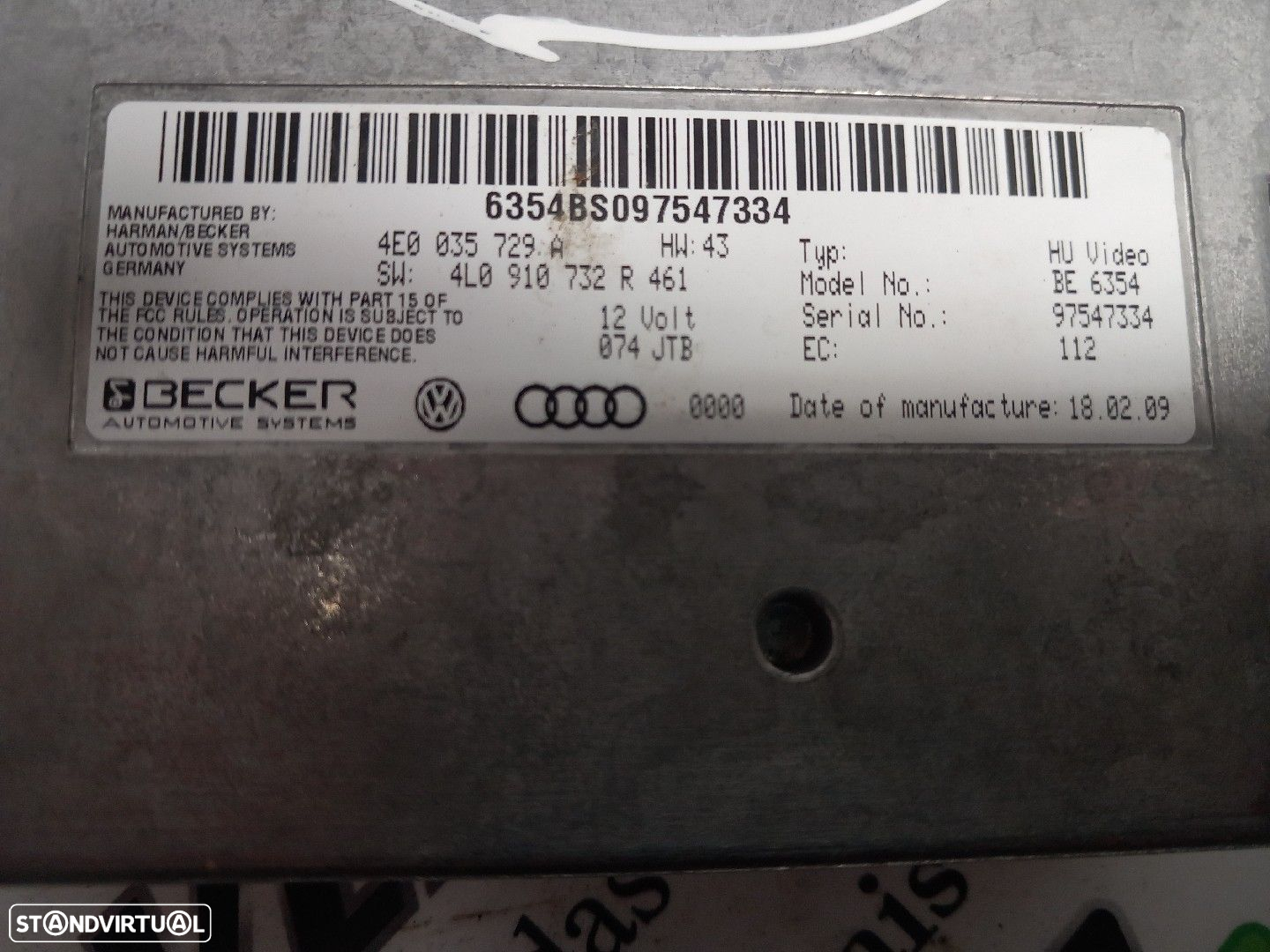 Módulo Eletrónico Audi Q7 (4Lb) - 4