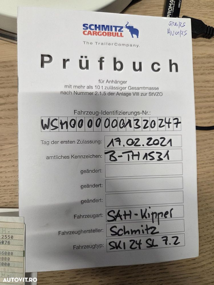 Schmitz Cargobull SKI 24, 2021, 28mc, axa liftabila, scena vizitare, prelata, posibilitate leasing 4 ani-PROMOTIE 239000 Eur+Tva - 13