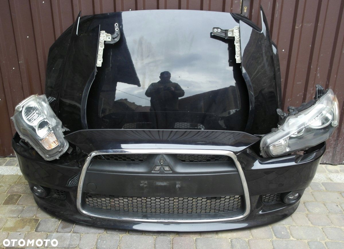 MITSUBISCHI LANCER VIII 8 PRZÓD MASKA LAMPY ZDERZAK BŁOTNIKI CHŁODNICE PAS - 1