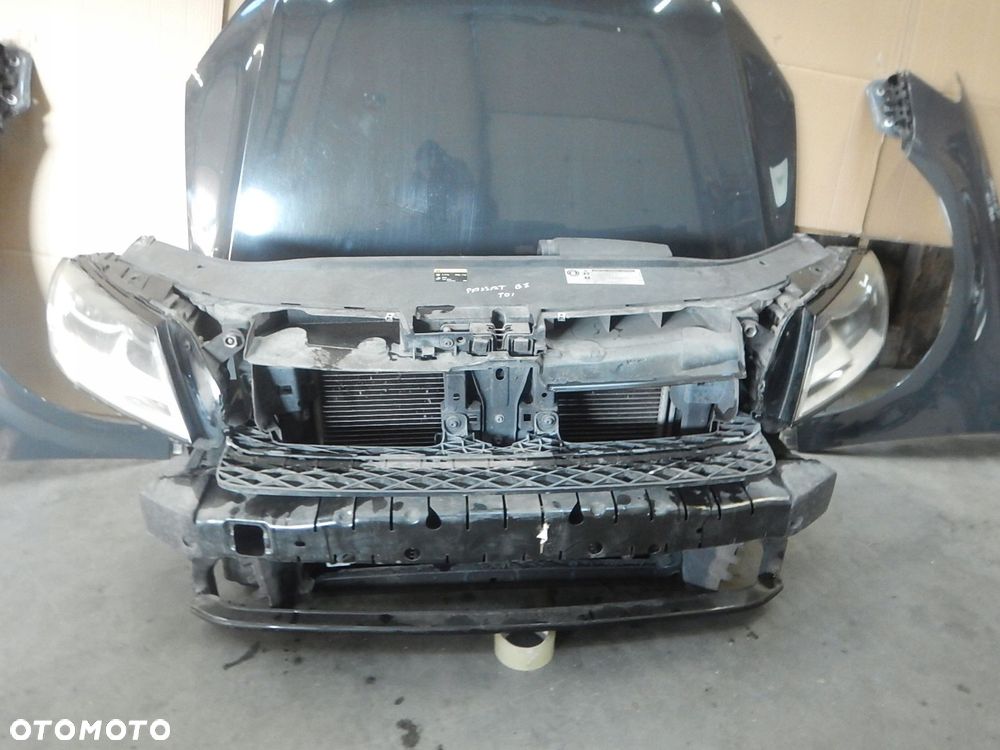 kompletny przod passat b7 li7f maska zderzak błotniki lampy pas europa - 11