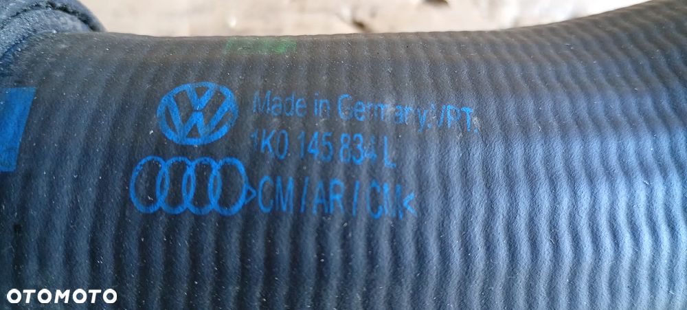 Przewód wąż rura intercoolera VW Golf V 2.0 TDI 1K0145762AD 1K0145770D - 10