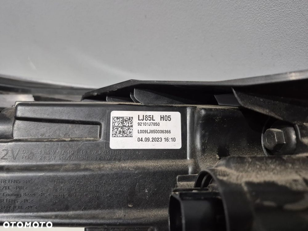 Kia XCeed 22- lift Lampa reflektor FULL LED ciemny lewy przód 13PIN Europa oryginalny - 10