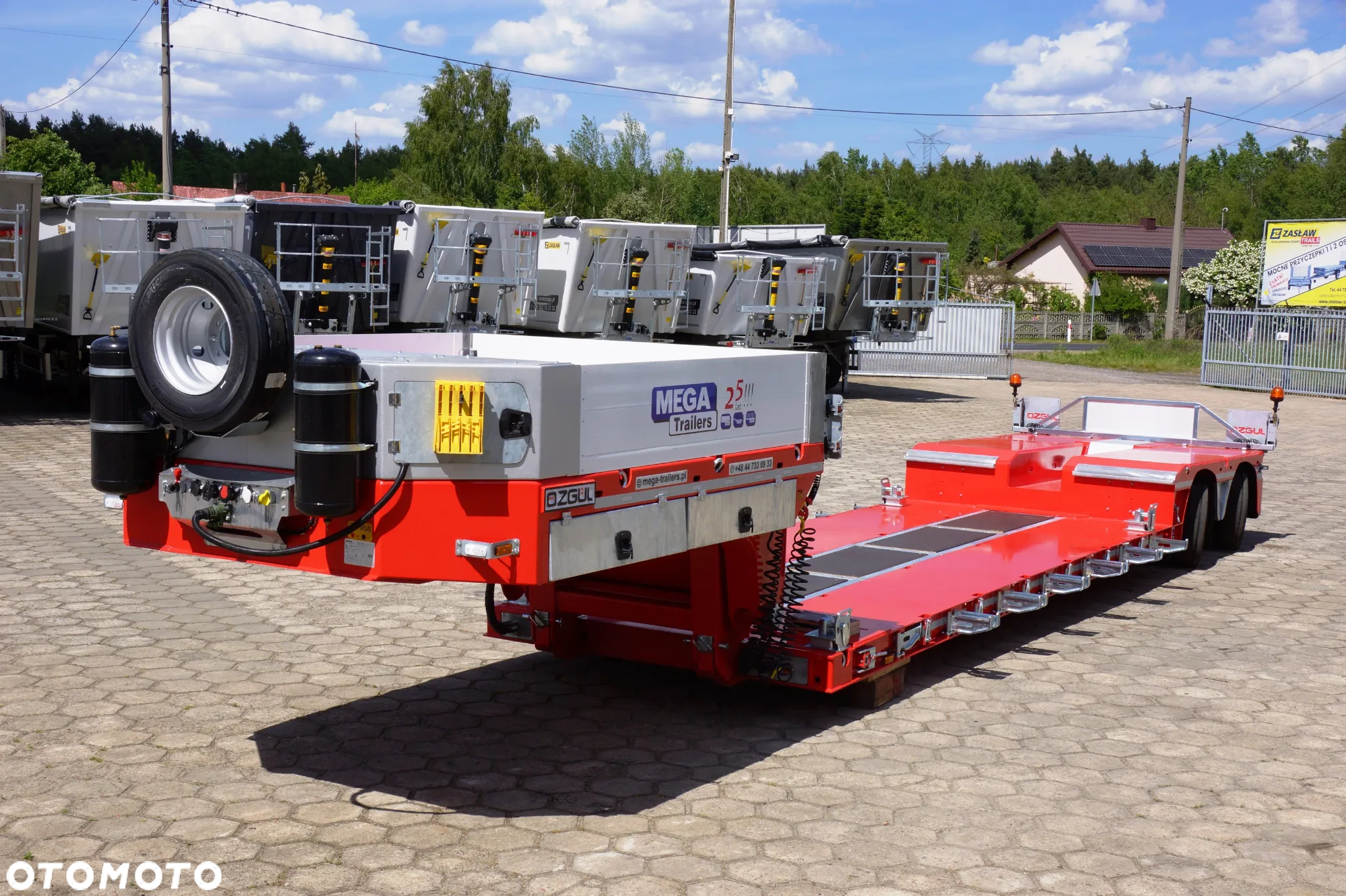 Inny TIEFBETT - MEGA TRAILERS - wersja STRONG - OSIE SAF - TRIDECK - ALUFELGI - 12