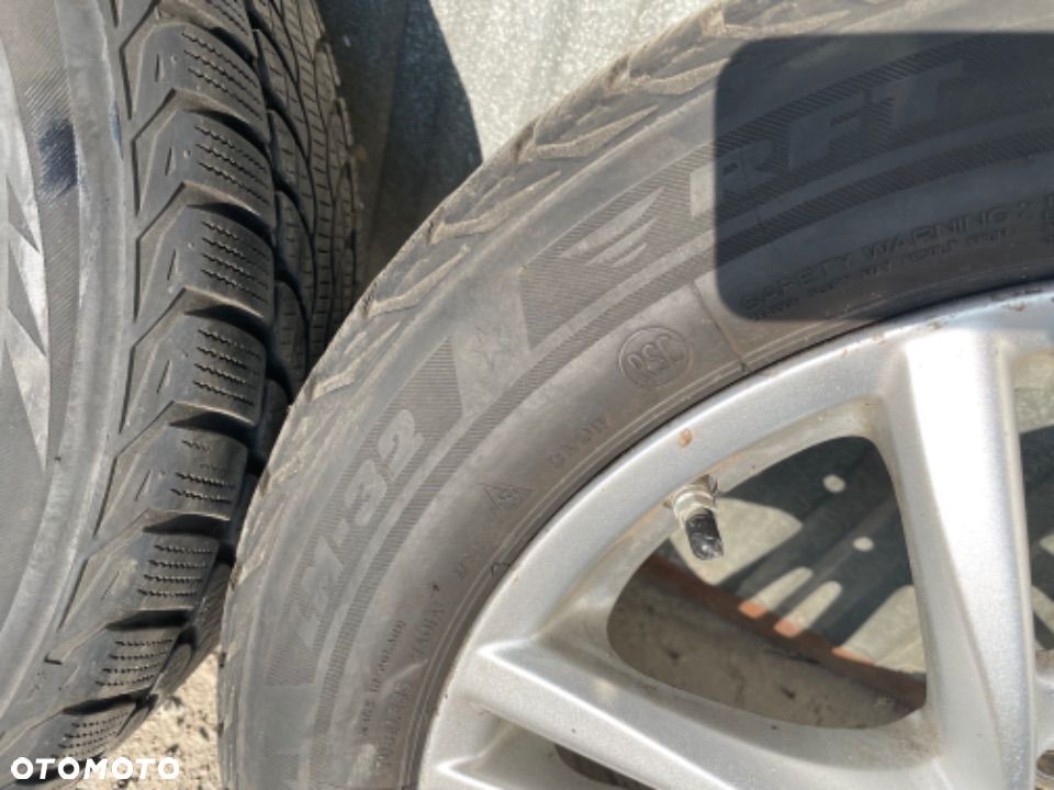 INFINITI G25 g37 M37 M30 koła zimowe felgi czujniki  5,5mm 225/45/17 bridgestone - 9