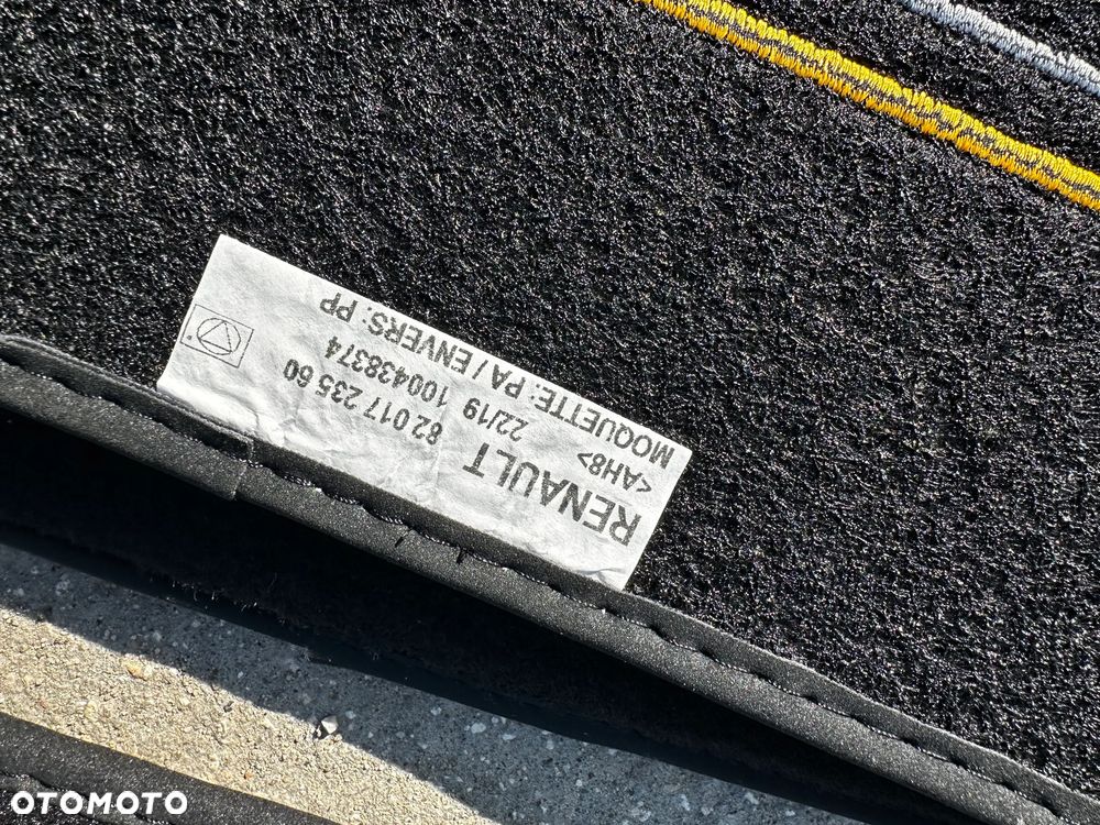 Dywaniki Welurowe Premium Renault Twingo III Komplet Oryginał - 6