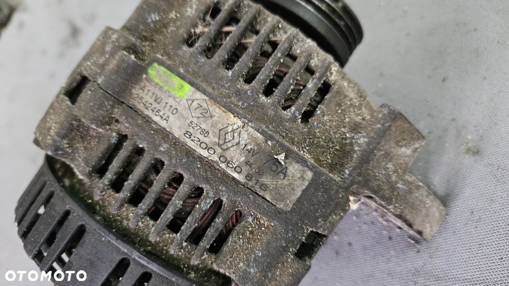 Alternator Renault Clio II 1,2 benzyna 75A 8200060816 Valeo - 2
