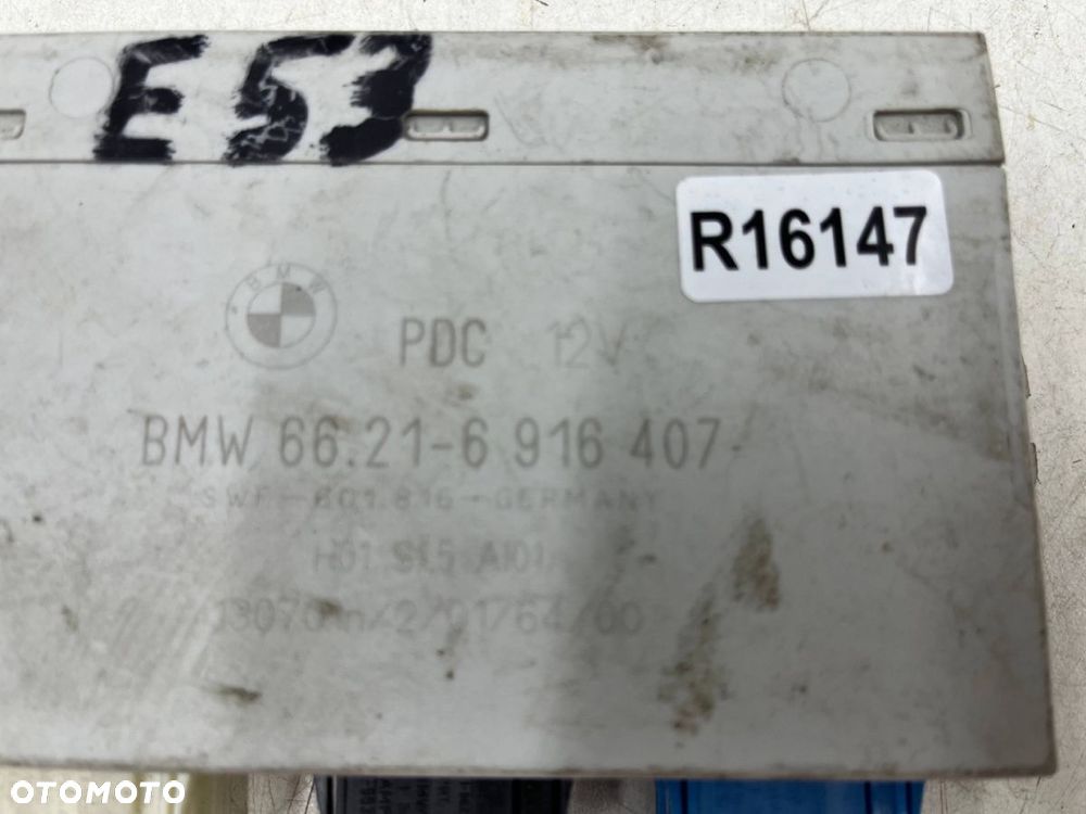 Moduł BMW X5 I E53 99-06r.- sterownik parkowania PDC komputer 6916407 - 4