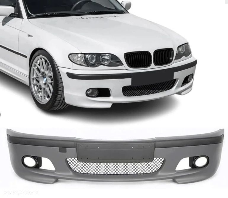 Zderzak Przod kpl GoodGo Taiwan Tuning M pakiet tech look Bmw 3 e46 sed kom - 3