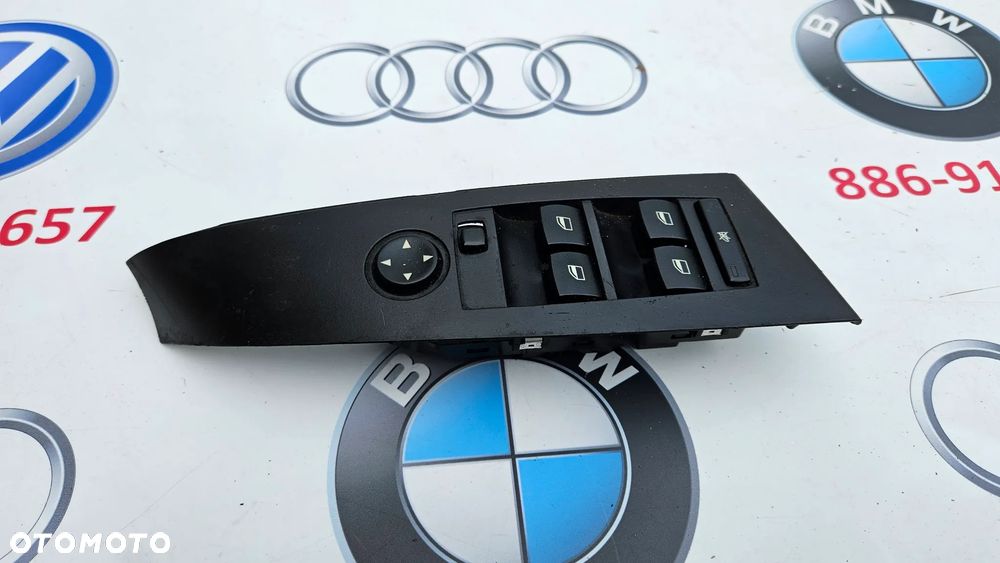 BMW 5 E60 E61 Panel sterowania szybami Przyciski szyb Przełącznik szyby przód lewy 6951904 - 4