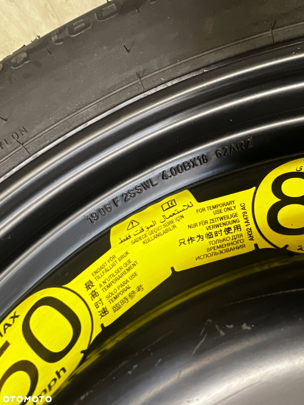 KOŁO ZAPASOWE DOJAZDOWE RANGE ROVER EVOQUE II L551 JAGUAR E-PACE 155/85 R18 - 11