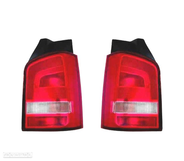 FAROLINS PARA VOLKSWAGEN VW TRANSPORTER T5 1P 10- BRANCO VERMELHO